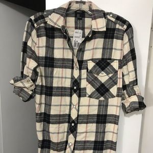 NWT plaid button down from Forever 21 flannel